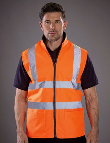 YOK-HV008F-Reversible Fleece Bodywarmer